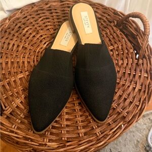 Steven Black Knit Women's Mules
